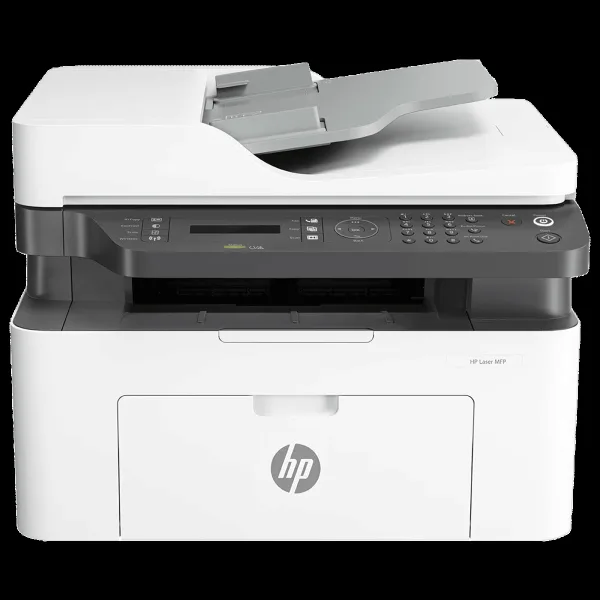 HP Laser MFP 1188FNW Multi Function Wi-Fi Monochrome Laser Printer with 2-Line LCD Display (4 LED Indicator Lights, White)