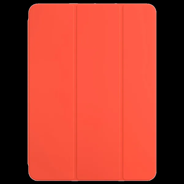 Apple Smart Polyurethane Folio Case for Apple iPad Air (4th & 5th Gen) 10.9 Inch (Automatically Wakes, Electric Orange)