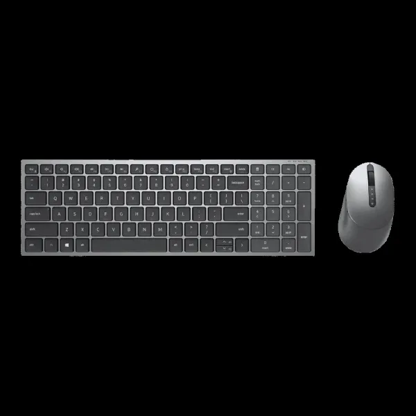 DELL KM7120W Wireless Keyboard & Mouse Combo (1600 DPI, Movement Detection Technology, Titan Grey)