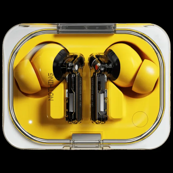 Nothing Ear (a) TWS Earbuds with Active Noise Cancellation (IP54 Water & Dust Resistant, Clear Voice Technology, Yellow)