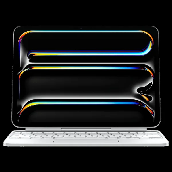 Apple Magic Keyboard for iPad Pro 11 Inch (M4) with Touchpad (Multi Touch Gestures, White)