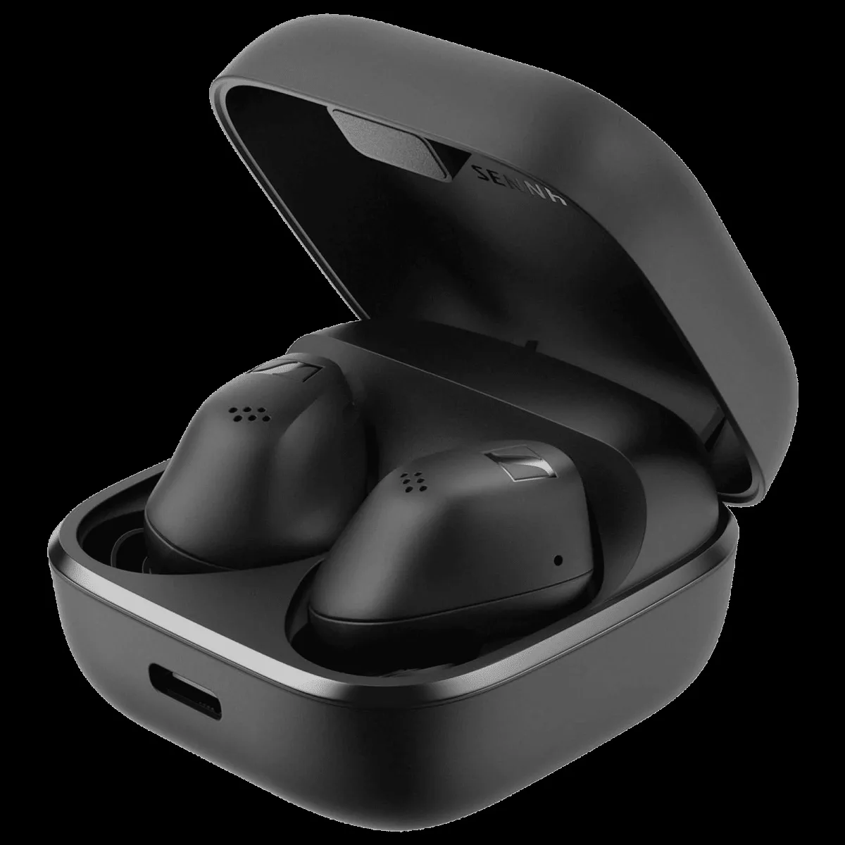 SENNHEISER ACCENTUM 700262 TWS Earbuds with Hybrid Active Noise Cancellation (IP54 Splash Resistant, 28 Hours Battery Life, Black)