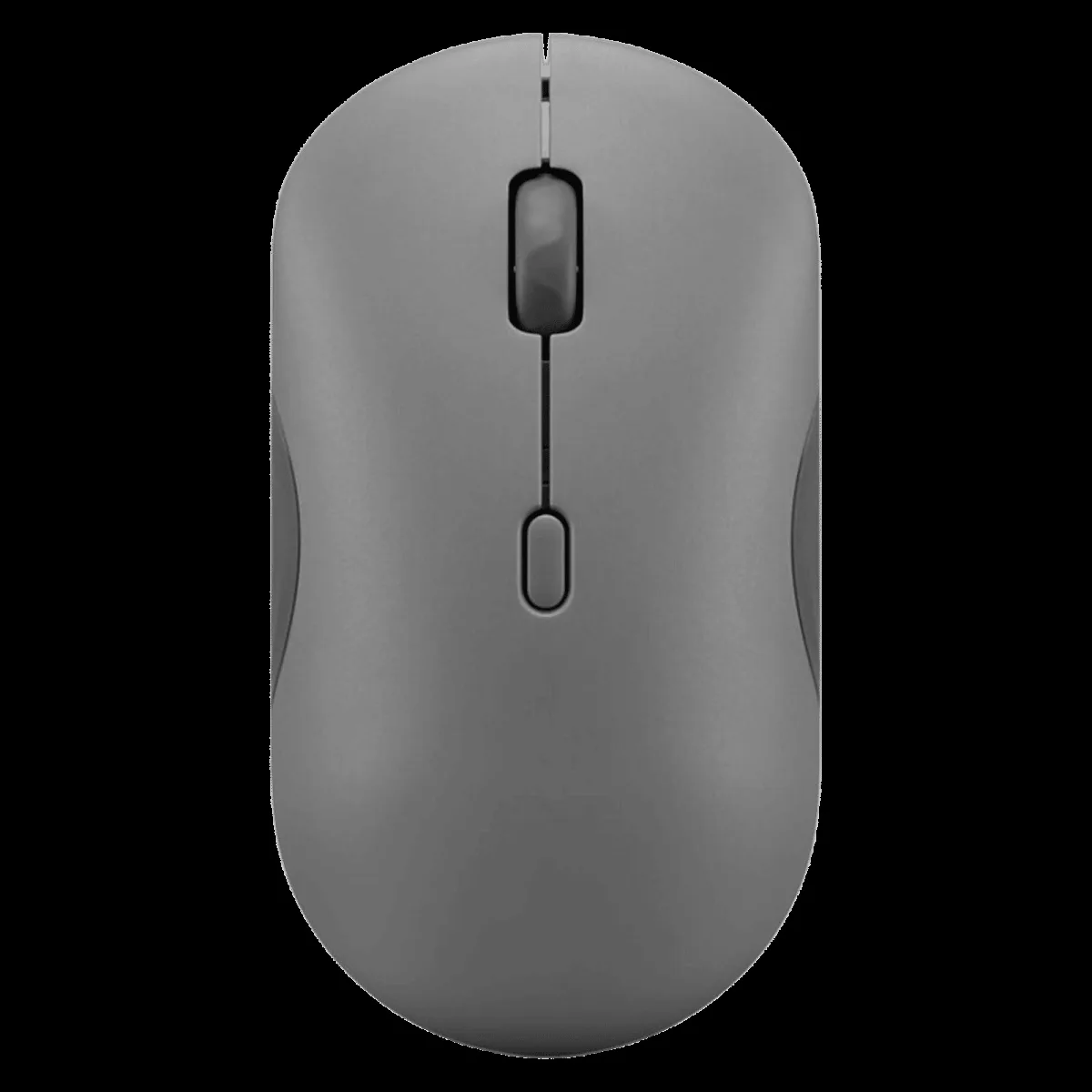Lenovo 350 Silent Bluetooth 5.3 Wireless Optical Performance Mouse with Customizable Buttons (2400 DPI Adjustable, Full-size Ambidextrous Ergonomic, Luna Grey)