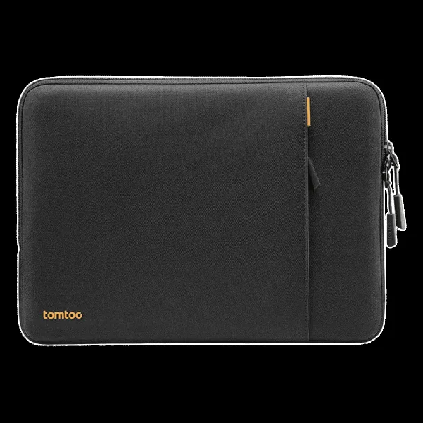 tomtoc Defender A13 Recycled Polyester Laptop Sleeve for 16 Inch Laptop (Military Grade Protection, Black)