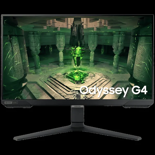 SAMSUNG Odyssey G4 63.5 cm (25 inch) Full HD IPS Panel Height Adjustable Gaming Monitor with AMD Free Sync Premium