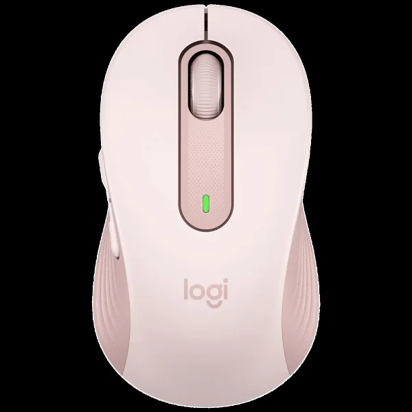 logitech Signature M650 Wireless Optical Performance Mouse with Customizable Buttons (4000 DPI Adjustable, Multi Device Connectivity, Rose)