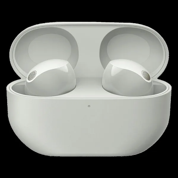 SONY WF-1000XM5 TWS Earbuds with Active Noise Cancellation (IPX4 Water Resistant, Quick Charge, Silver)
