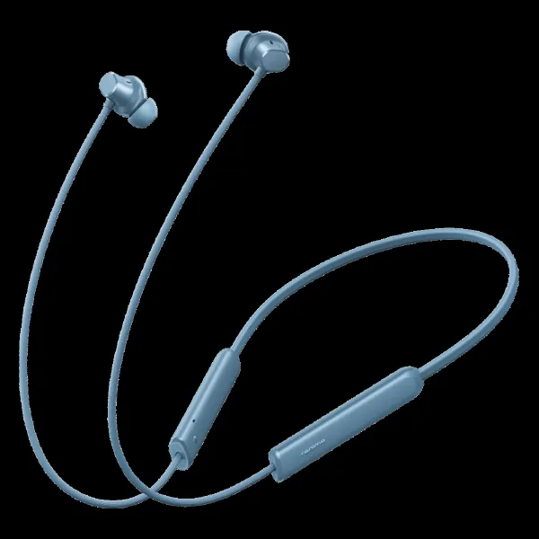 realme Buds Wireless 5 Lite Neckband with Environmental Noise Cancellation (IP55 Dust & Water Resistant, Dual Device Connection, Haze Blue)