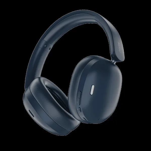 Noise Airwave Max XR AUDHDPHNAIRWAVEMAX Bluetooth Headphone with Mic (Active Noise Cancellation, Over Ear, Cobalt Blue)