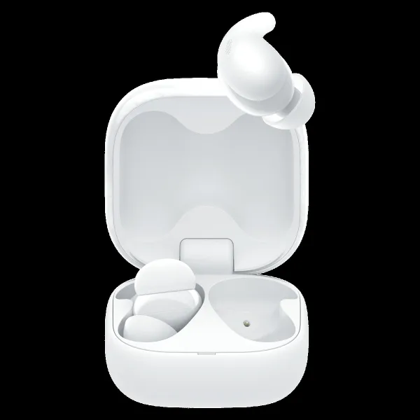 SONY LinkBuds Fit WF-LS910N TWS Earbuds with Active Noise Cancellation (IPX4 Water Resistant, Quick Charge, White)