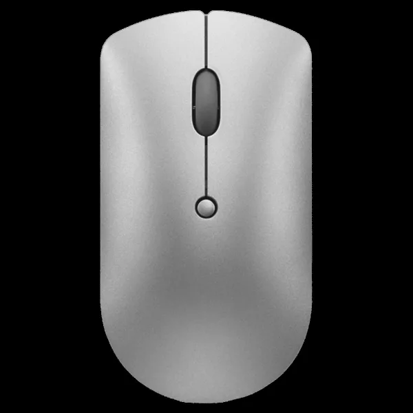 Lenovo 600 Wireless Optical Mouse with Silent Click Buttons (2400 DPI, Portable, Iron Grey)
