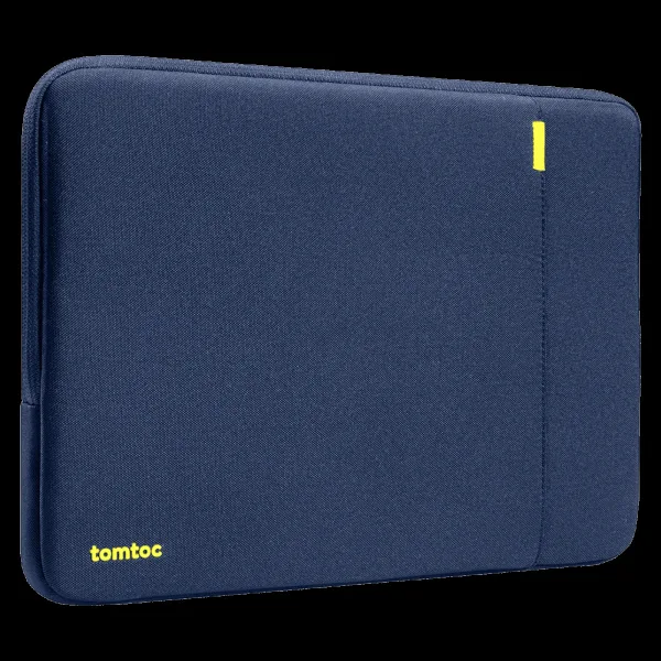 tomtoc A13D2B2 Recycled Fabric Laptop Sleeve for 14 Inch Laptop (Water Resistant, Blue)
