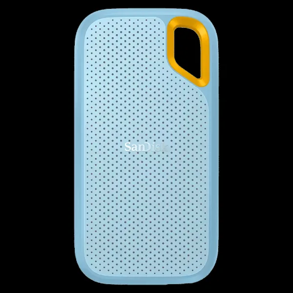 SanDisk Extreme 4TB USB Type-C (3.2) Portable Solid State Drive (IP65 Water and Dust Resistance, Sky Blue)