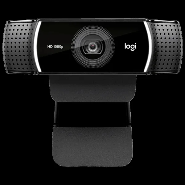 logitech C922 Pro USB 1080p Web Cam (Automatic Low Light Correction, 960-001090, Black)