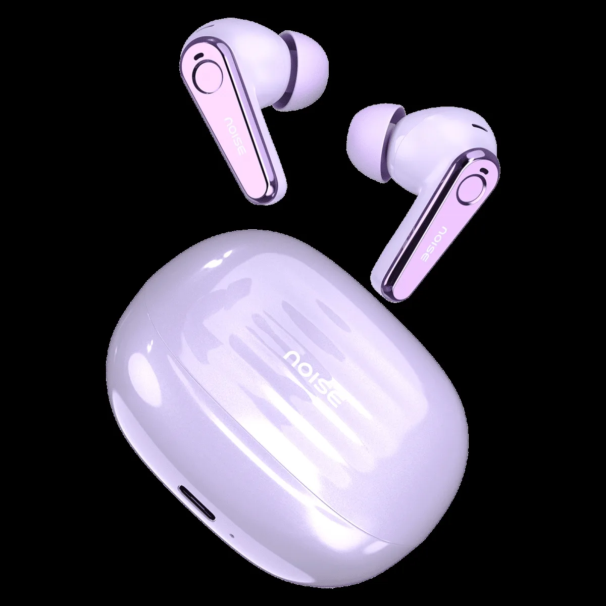 noise Buds X Ultra TWS Earbuds with Active Noise Cancellation (IPX5 Water Resistant, Instacharge, Crystal Lilac)