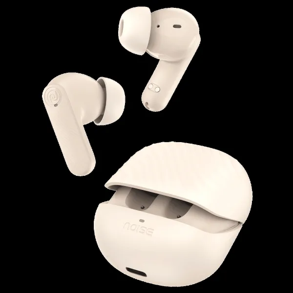noise Buds X2 TWS Earbuds with Active Noise Cancellation (IPX5 Water Resistant, Instacharge, Dune Beige)