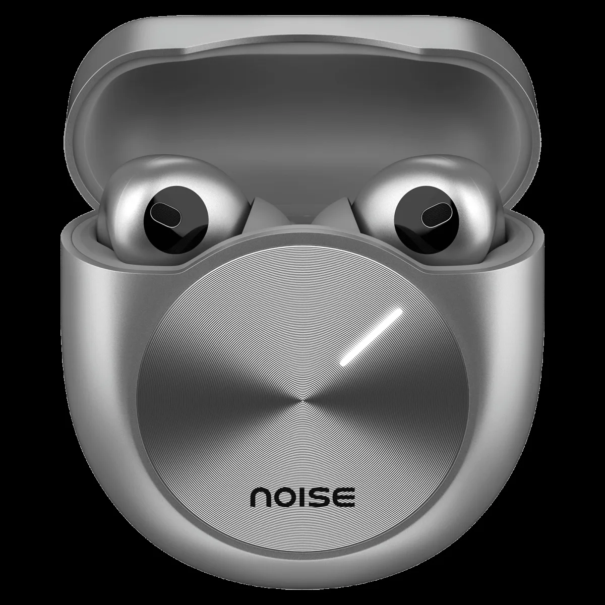 noise Master Buds AUD-HDPHN-MASTERBUDS TWS Earbuds with Adaptive Noise Cancellation (Water Resistant, Immersive Spatial Audio, Silver)