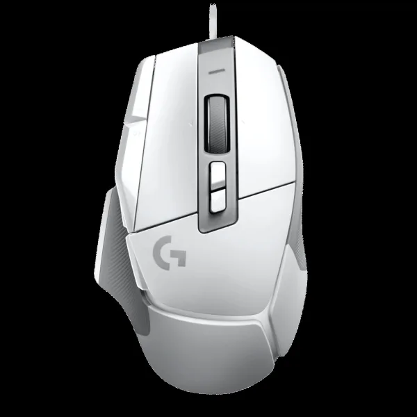 logitech G502 X Wired Optical Gaming Mouse (25600 DPI Adjustable, Dual-Mode Scroll Wheel, White)