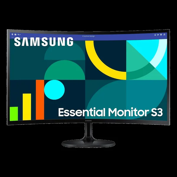 SAMSUNG Essential S3 68.5 cm (27 inch) Full HD VA Panel Curved Gaming Monitor with Eye Saver Mode