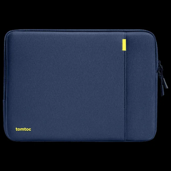 tomtoc Defender A13 Recycled Polyester Laptop Sleeve for 16 Inch Laptop (Military Grade Protection, Navy Blue)