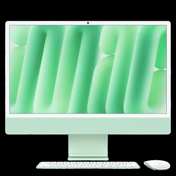 Apple iMac 24 Inch 4.5K Retina Display 2024 (16GB, 256GB, M4 Chip, macOS Sequoia, Green)