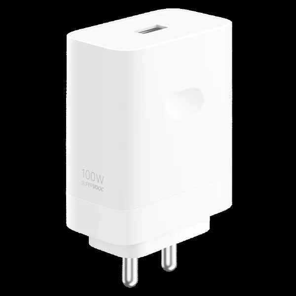 OnePlus 100W Type A SUPERVOOC Power Adapter (Adapter Only, Multi-Layers of Protection, White)