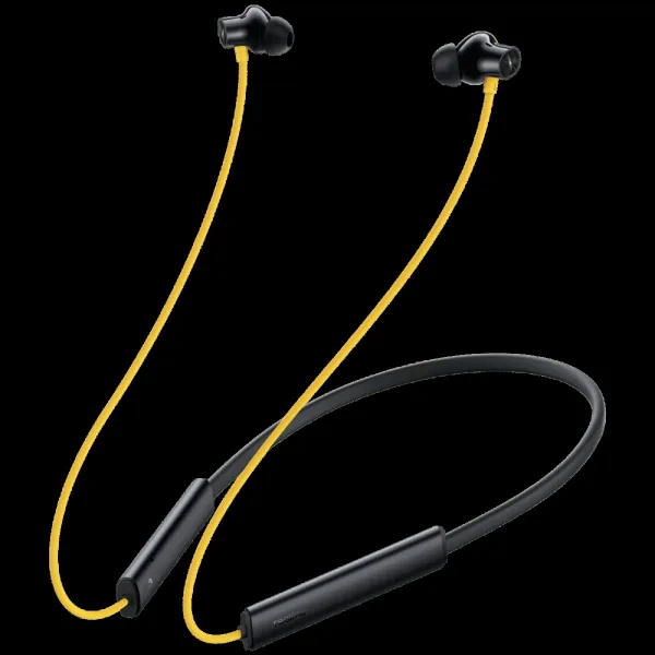 realme Buds Wireless 3 RMA 2119 Neckband with Active Noise Cancellation (IP55 Water Resistant, Google Fast Pairing, Bass Yellow)