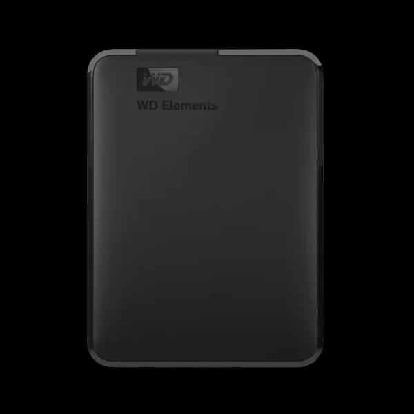 WD Elements 2TB USB Type-A (3.0, 3.2) Portable Hard Disk Drive (Effortless Expandability, Black)