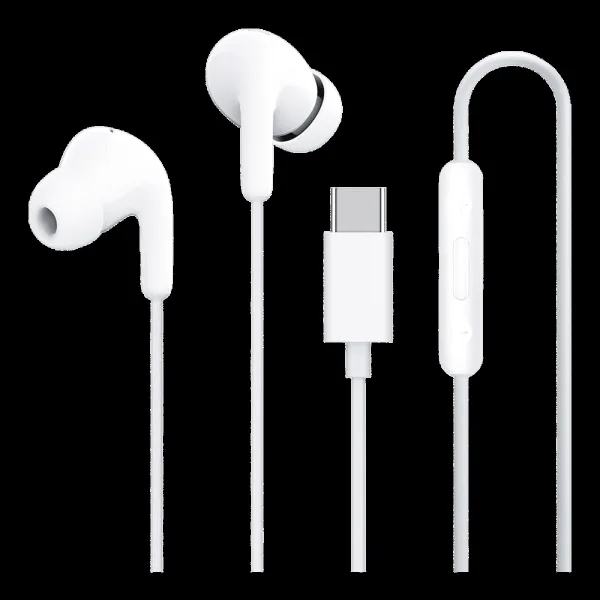 Xiaomi BHR8929IN Wired Earphone with Mic (USB Type-C Connector, In Ear, White)