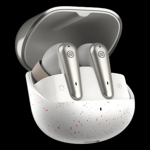 noise Buds X Prime TWS Earbuds with Environmental Noise Cancellation (IPX5 Water Resistant, Fast Charge, Champagne White)