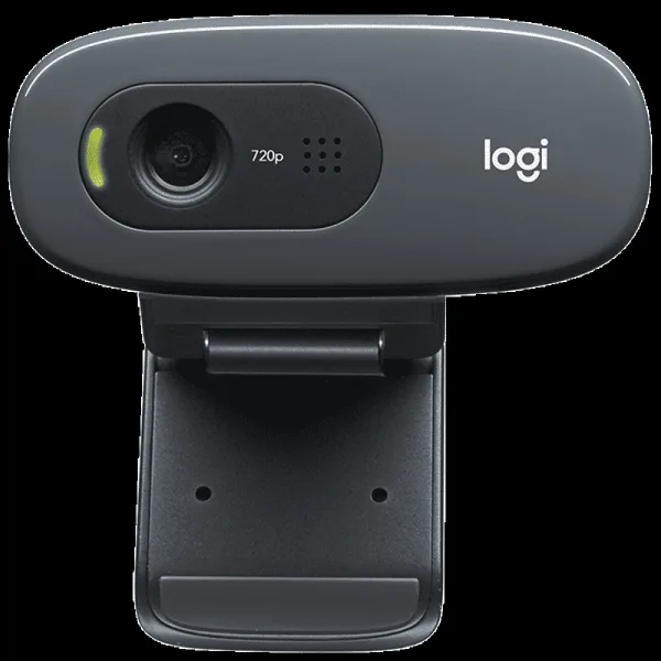 logitech HD Webcam (Plug and Play Video Calling, C270, Black)