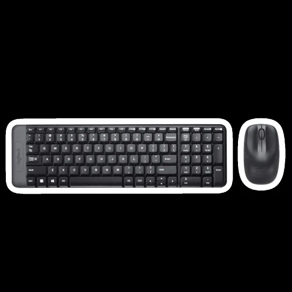 logitech MK220 Wireless Keyboard & Mouse Combo (Upto 5 Million Keystrokes, Black)