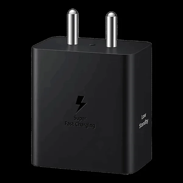 SAMSUNG 45W Type C Super Fast Charger (Adapter Only, Smart IC Technology, Black)
