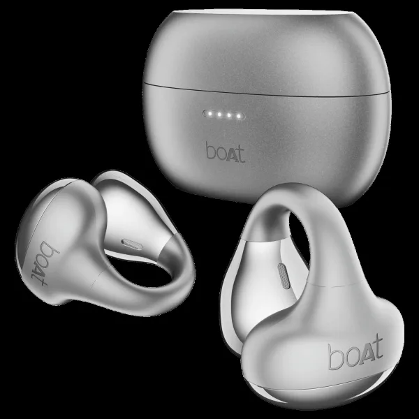 boAt Airdopes Loop TWS Earbuds with Noise Isolation (IPX4 Splash and Sweat Resistant, ASAP Charge, Cool Grey)