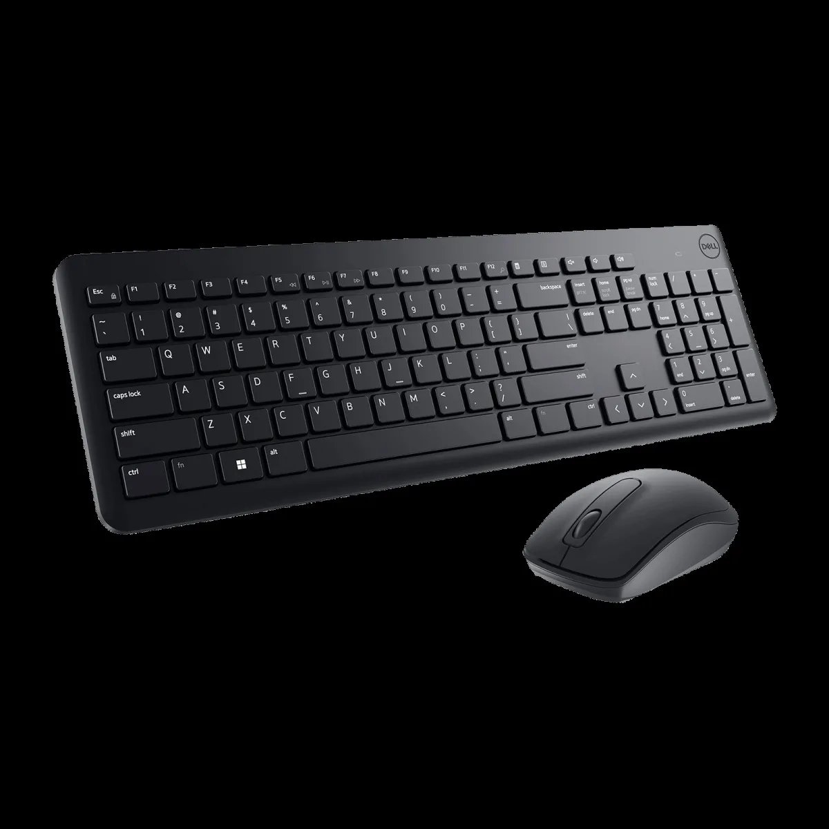 DELL KM3322W Wireless Keyboard & Mouse Combo (1000 DPI, Spill Resistant, Black)