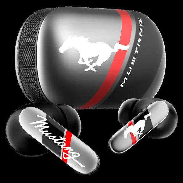 GOBOULT Mustang Dyno TWS Earbuds with Environmental Noise Cancellation (IPX5 Water Resistant, Fast Charging, Dyno Silver)