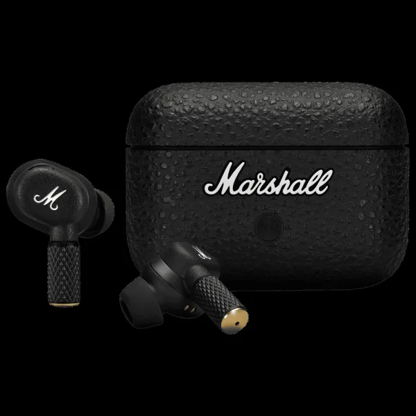 Marshall MOTIF II TWS Earbuds with Active Noise Cancellation (IPX5 Water Resistant, Wireless Charging, Black)