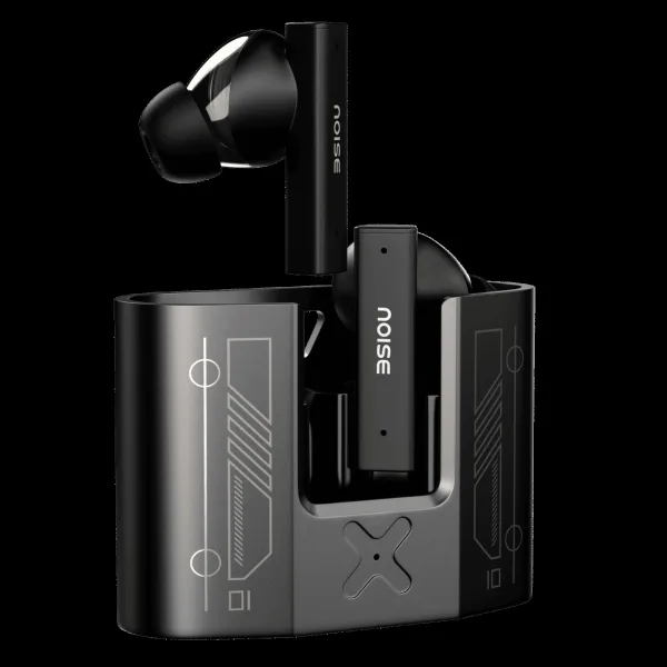noise Buds Marine AUDHDPHNBUDSMARINE TWS Earbuds with Active Noise Cancellation (IPX4 Water Resistant, Dual Pairing, Marine Black)