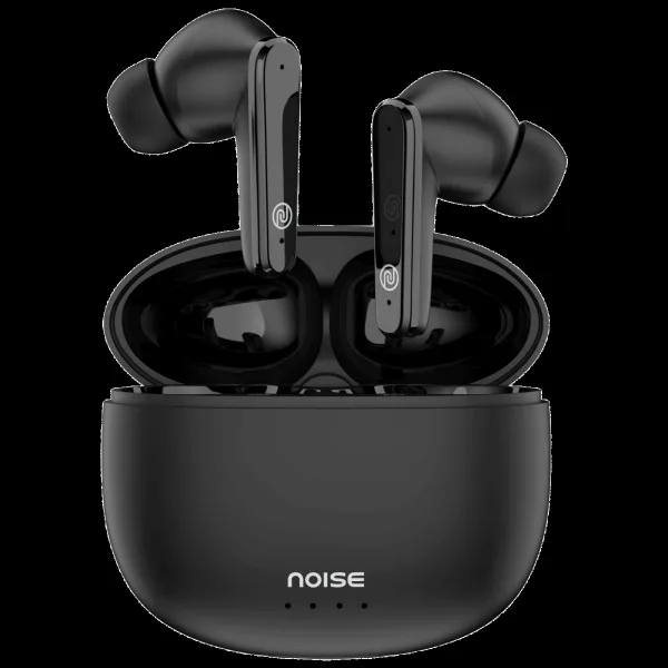 noise Buds VS104 Max TWS Earbuds with Active Noise Cancellation (IPX5 Water Resistant, Instacharge, Jet Black)