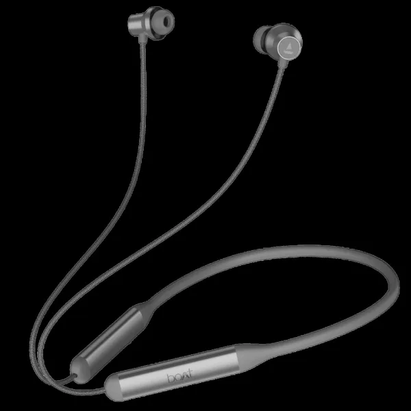 boAt Rockerz 280 ANC  Bluetooth Neckband with with Active Noise Cancellation (IPX4 Water Resistance, 13mm Drivers, Funky Grey)