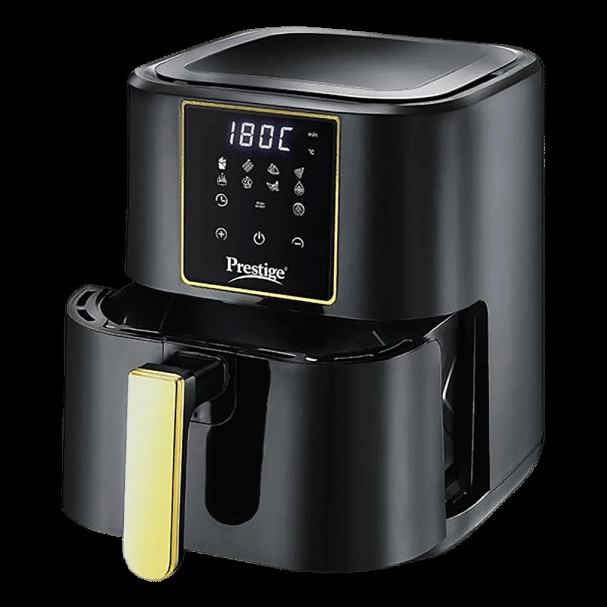 Prestige Nutrifry 4.5L 1200 Watt Digital Air Fryer with 8 Preset Menus (Black)
