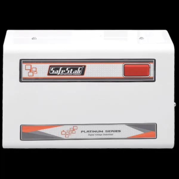 SafeStab 11 Amps Voltage Stabilizer For 1.5T Air Conditioner (150 - 270 V, Digital Display, VST400D, White)