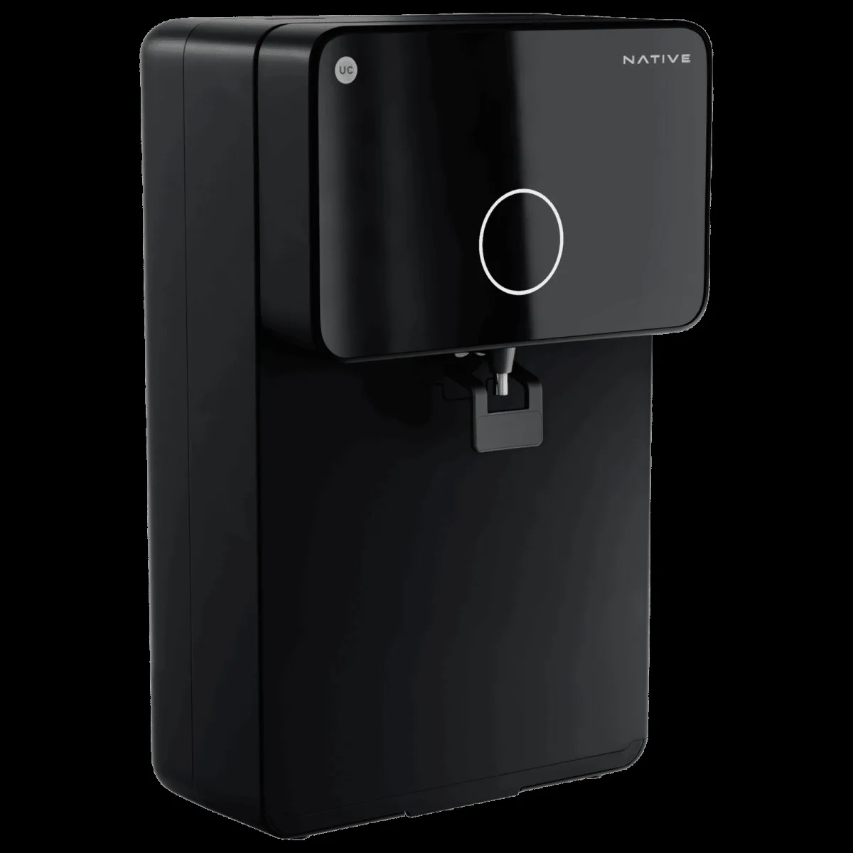 Native by UC M1 8L RO + UV + Copper + Alkaline + Minerals Water Purifier with Thin Film Composite Reverse Osmosis Membrane (Black)