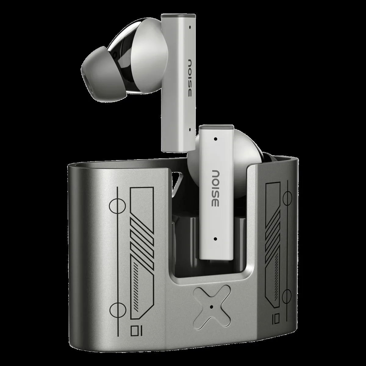 noise Buds Marine TWS Earbuds with Active Noise Cancellation (IPX4 Water Resistant, Dual Pairing, Marine Grey)