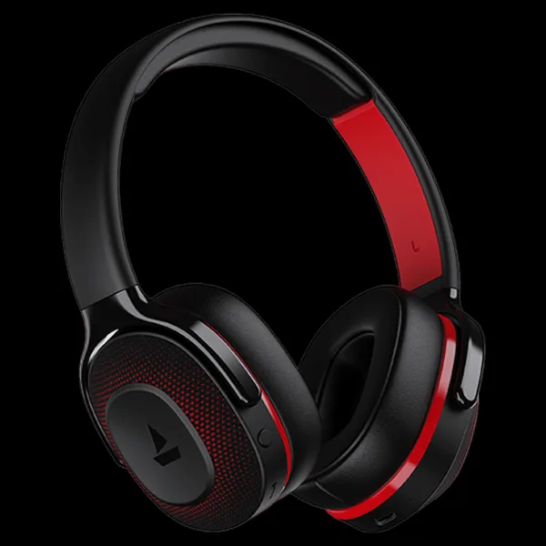 boAt Rockerz 425 Bluetooth Headphone with Mic (Environmental Noise Cancellation, Over Ear, Active Black)