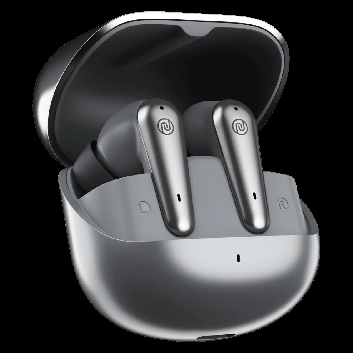 noise Buds X Prime TWS Earbuds with Environmental Noise Cancellation (IPX5 Water Resistant, Fast Charge, Silver Grey)