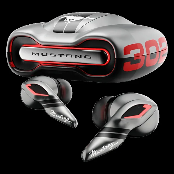 GOBOULT Mustang Torq FGTW196SVR TWS Earbuds with Environmental Noise Cancellation (IPX5 Water Resistant, Fast Charging, Silver)