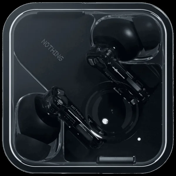 Nothing Ear TWS Earbuds with Active Noise Cancellation (IP54 Water Resistant, Deep Bass, Black)