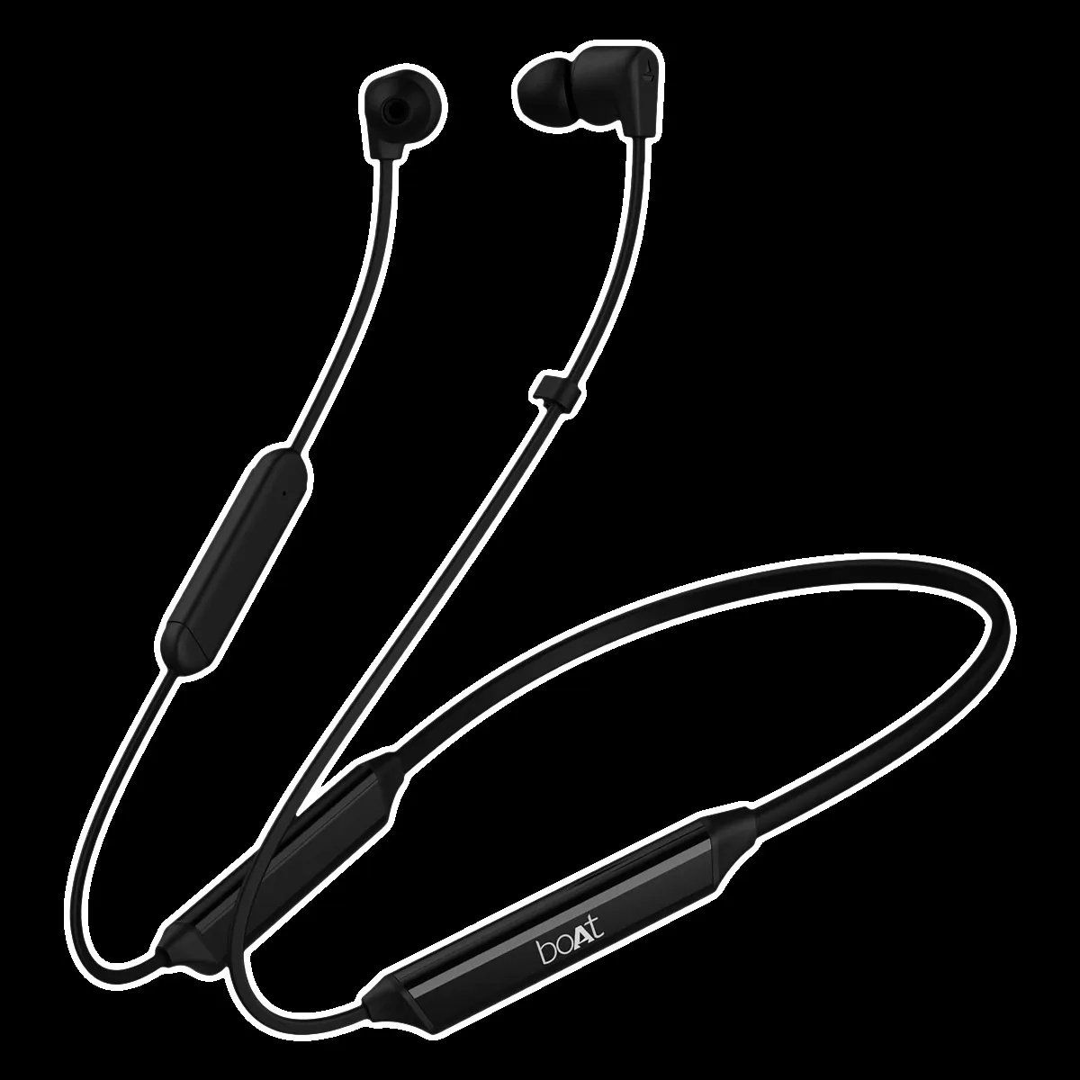 boAt Rockerz Trinity Neckband (Bluetooth 5.2, Cosmic Black)