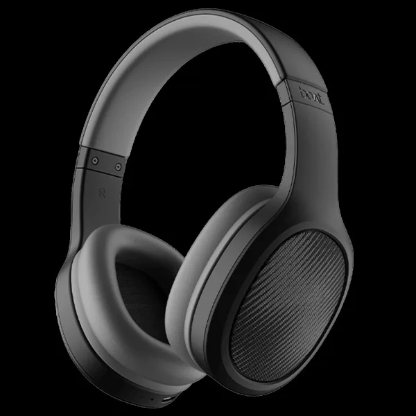 boAt Rockerz 460 Bluetooth Headphone with Mic (Dual Pairing, Over Ear, Active Black)